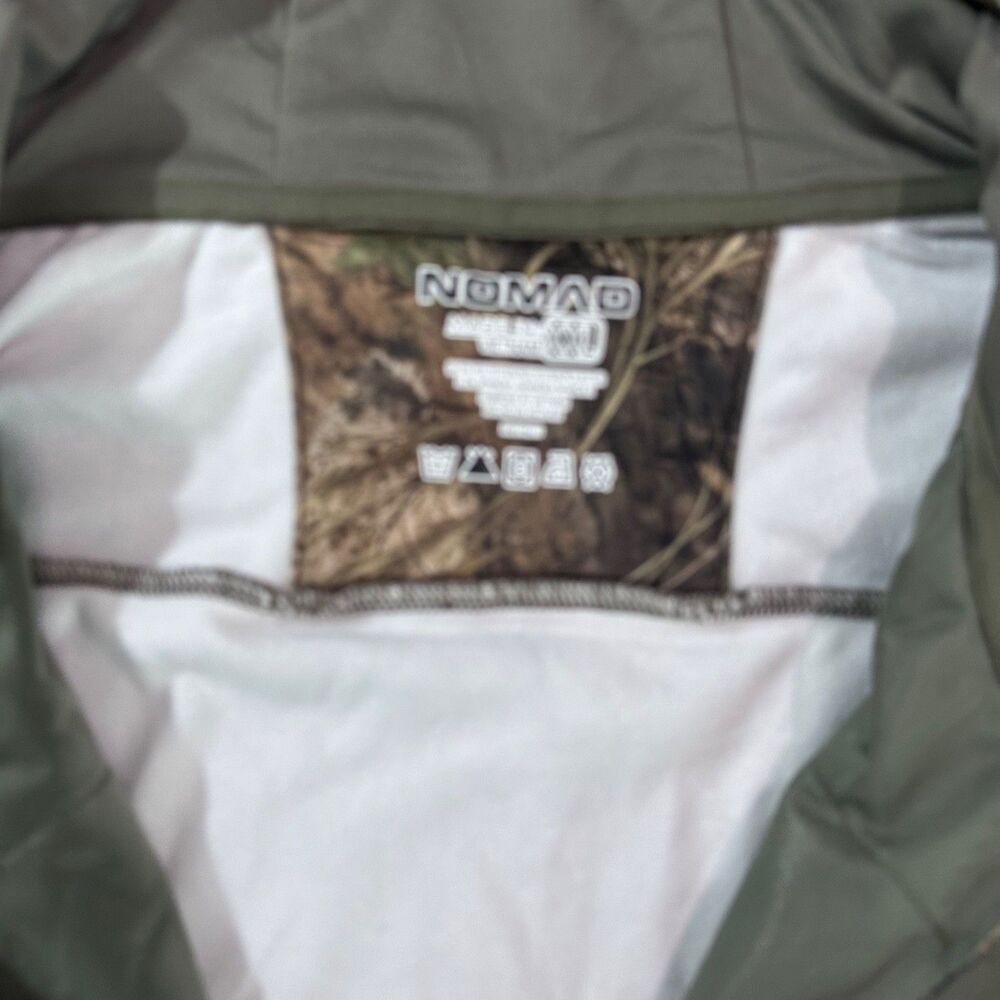 Nomad WPF Hunting Hoodie Mossy Oak Migrate Camo 1/4 Zip Mens Size L N1300052 - Picture 5 of 9